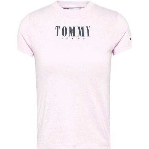 Abbigliamento Donna T-shirt & Polo Tommy Jeans  Rosa