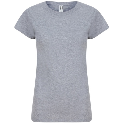 Abbigliamento Donna T-shirts a maniche lunghe Casual Classics AB520 Grigio