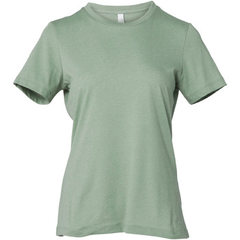 Abbigliamento Donna T-shirts a maniche lunghe Bella + Canvas BE6400CVC Verde