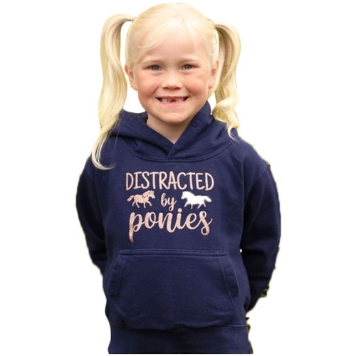 Abbigliamento Bambina Felpe British Country Collection Distracted by Ponies Rosso