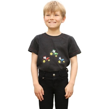 Abbigliamento Bambino T-shirt maniche corte Little Knight Tractor Collection Rosso