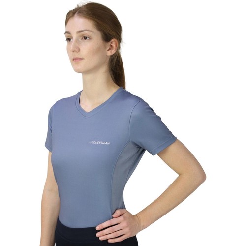 Abbigliamento Donna T-shirts a maniche lunghe Hy  Blu