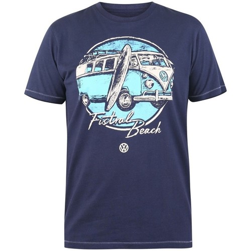 Abbigliamento Uomo T-shirts a maniche lunghe Duke Winterton-D555 Camper Van Blu