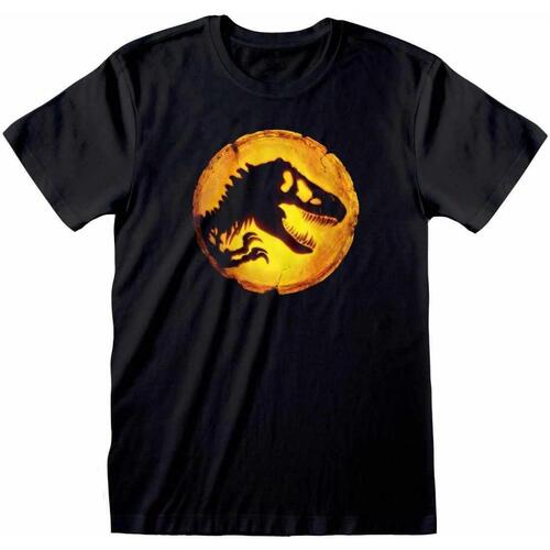 Abbigliamento T-shirts a maniche lunghe Jurassic HE933 Nero
