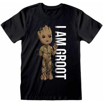Abbigliamento T-shirts a maniche lunghe Guardians Of The Galaxy  Nero