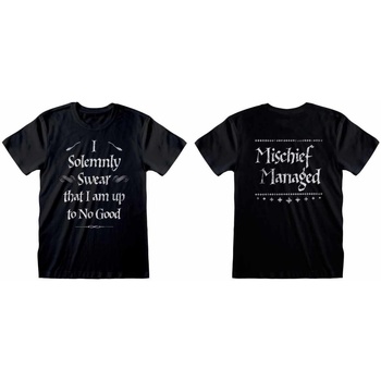 Abbigliamento T-shirts a maniche lunghe Harry Potter I Solemnly Swear Nero