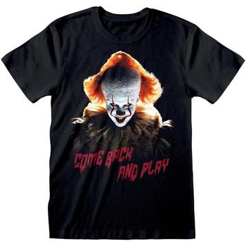 Abbigliamento T-shirts a maniche lunghe It Chapter Two Come Back And Play Nero