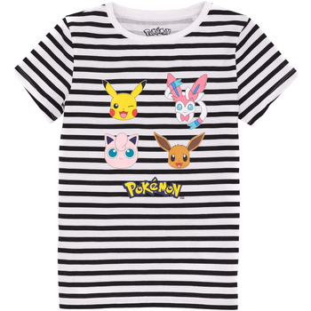 Abbigliamento Bambina T-shirts a maniche lunghe Pokemon  Nero