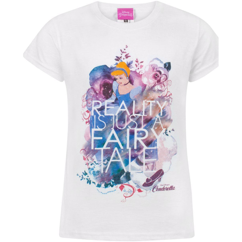 Abbigliamento Bambina T-shirts a maniche lunghe Cinderella Reality Is Just A Fairy Tale Rosso