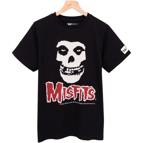 Abbigliamento Unisex bambino T-shirt maniche corte Misfits NS6801 Nero