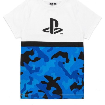 Abbigliamento Bambino T-shirts a maniche lunghe Playstation  Nero