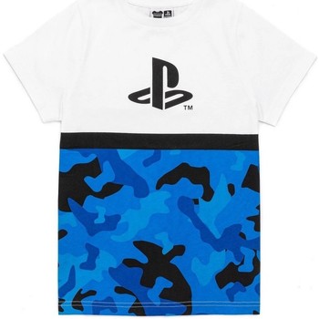 Abbigliamento Bambino T-shirts a maniche lunghe Playstation  Nero