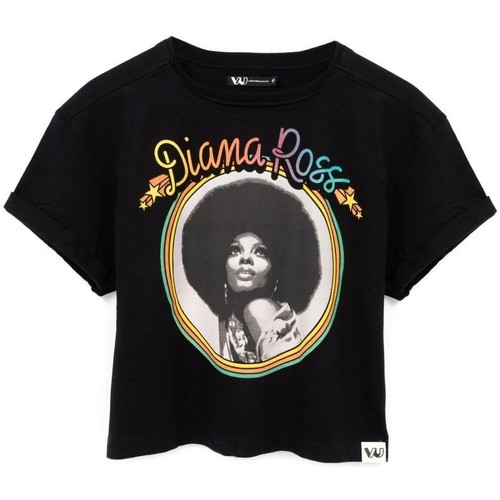 Abbigliamento Donna T-shirts a maniche lunghe Diana Ross NS6816 Nero
