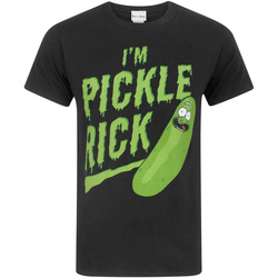 Abbigliamento Uomo T-shirt maniche corte Rick And Morty I’m Pickle Rick Nero