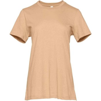 Abbigliamento Donna T-shirts a maniche lunghe Bella + Canvas BL6400 Beige