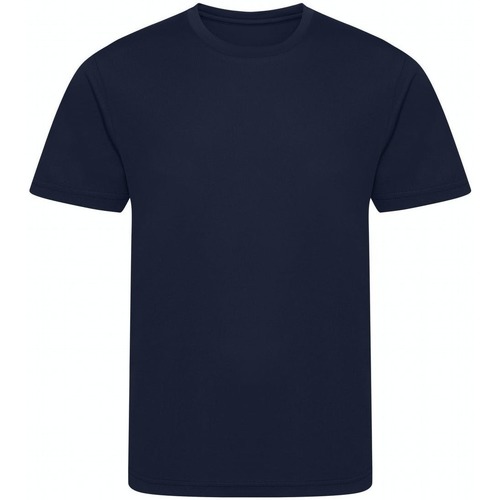 Abbigliamento Unisex bambino T-shirts a maniche lunghe Awdis PC4752 Blu