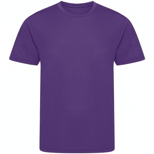 Abbigliamento Unisex bambino T-shirts a maniche lunghe Awdis PC4752 Viola