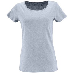 Abbigliamento Donna T-shirts a maniche lunghe Sols Milo Blu