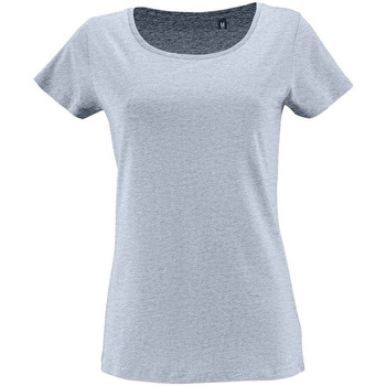 Abbigliamento Donna T-shirts a maniche lunghe Sols 2077 Blu