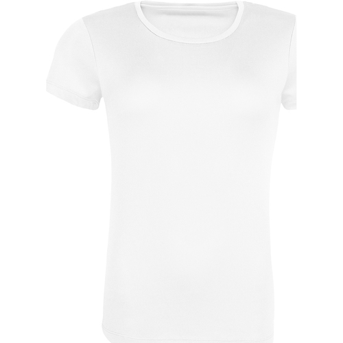 Abbigliamento Donna T-shirts a maniche lunghe Awdis Cool Bianco