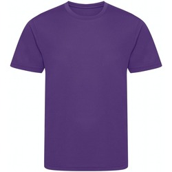 Abbigliamento Unisex bambino T-shirts a maniche lunghe Awdis Cool JJ201 Viola