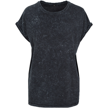 Abbigliamento Donna T-shirts a maniche lunghe Build Your Brand BY053 Nero