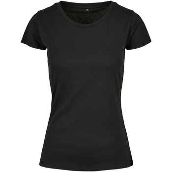 Abbigliamento Donna T-shirts a maniche lunghe Build Your Brand BB012 Nero