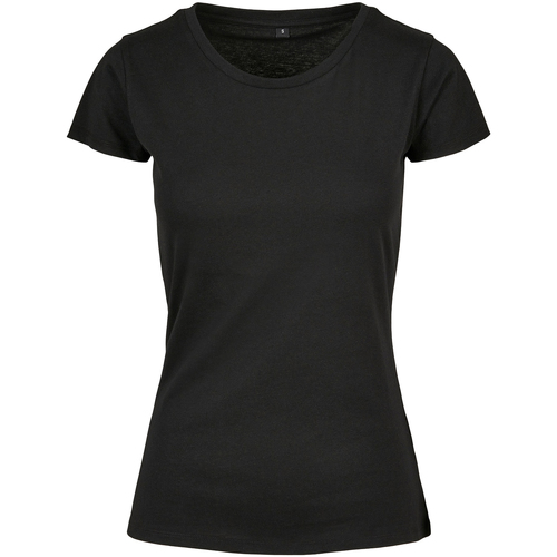 Abbigliamento Donna T-shirts a maniche lunghe Build Your Brand Basic Nero