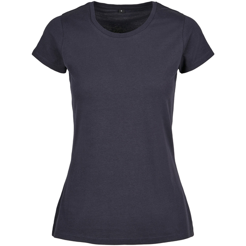 Abbigliamento Donna T-shirts a maniche lunghe Build Your Brand Basic Blu
