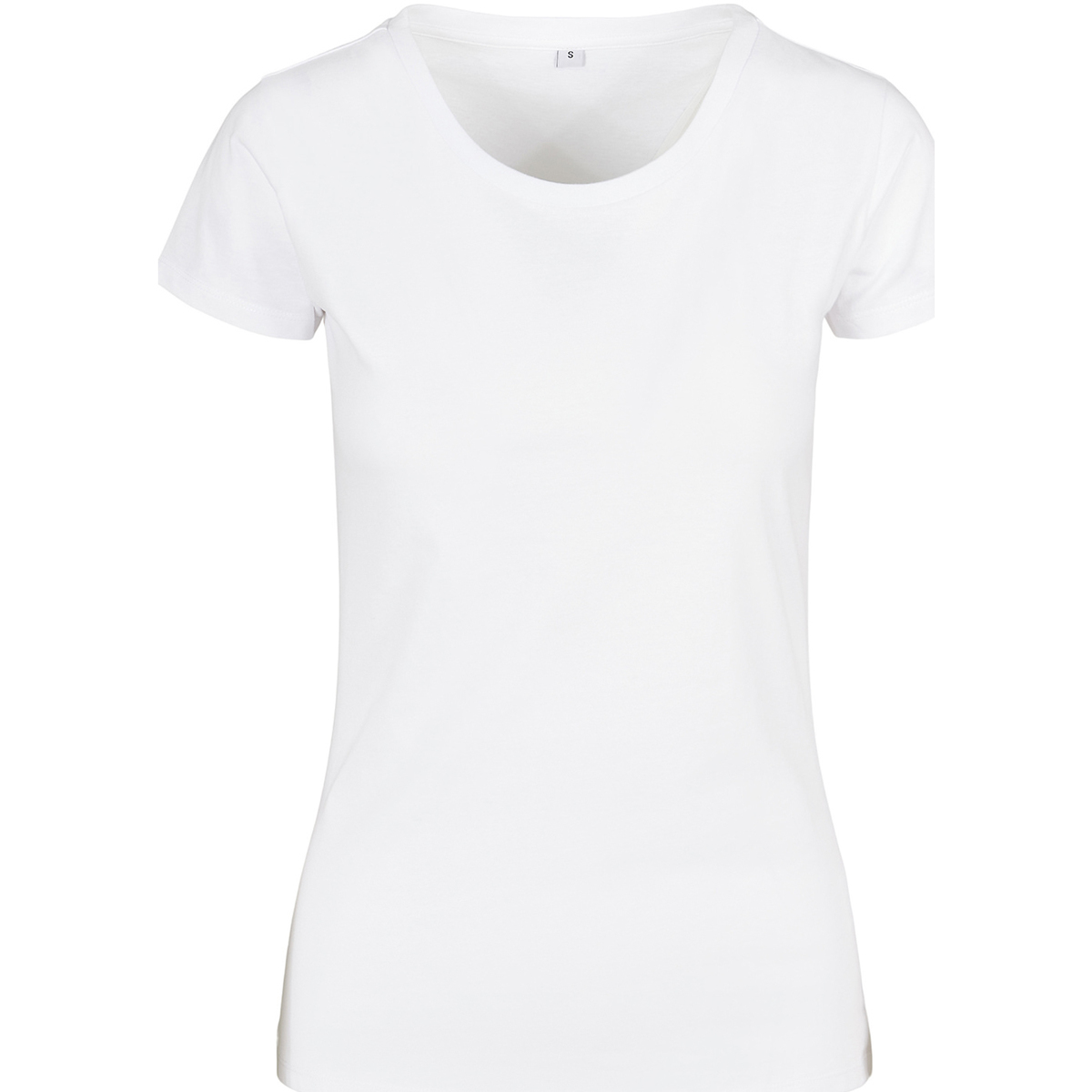 Abbigliamento Donna T-shirts a maniche lunghe Build Your Brand Basic Bianco
