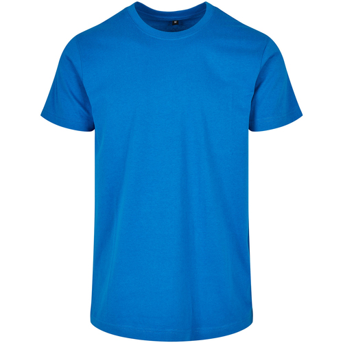 Abbigliamento Uomo T-shirts a maniche lunghe Build Your Brand Basic Blu