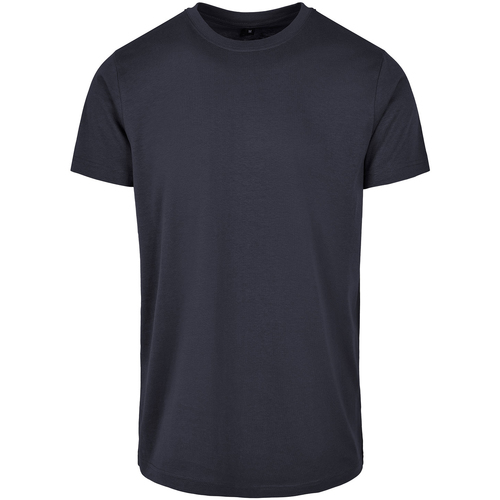 Abbigliamento Uomo T-shirts a maniche lunghe Build Your Brand Basic Blu