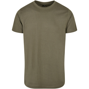 Abbigliamento Uomo T-shirts a maniche lunghe Build Your Brand Basic Verde
