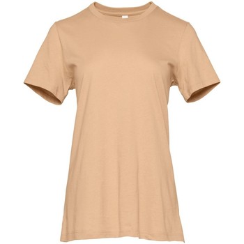 Abbigliamento Donna T-shirts a maniche lunghe Bella + Canvas BE046 Beige