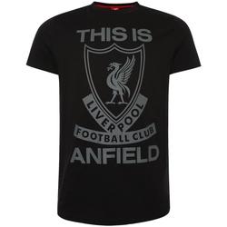Abbigliamento Uomo T-shirts a maniche lunghe Liverpool Fc This Is Anfield Nero