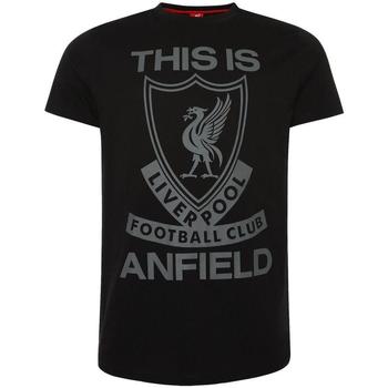 Abbigliamento Uomo T-shirts a maniche lunghe Liverpool Fc  Nero