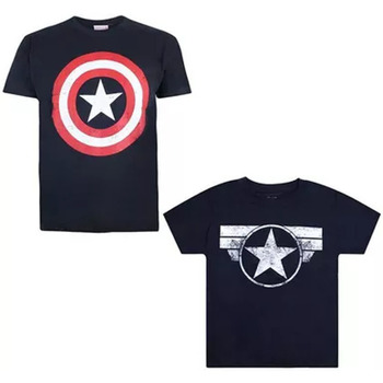 Abbigliamento Bambino T-shirt maniche corte Marvel TV1010 Blu