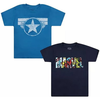 Abbigliamento Bambino T-shirt maniche corte Marvel TV1014 Blu