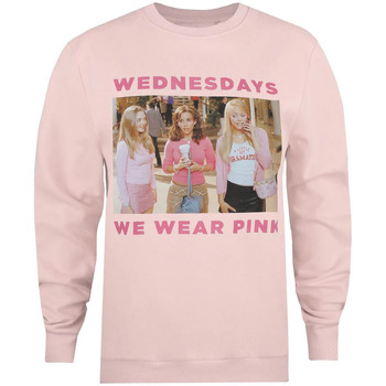 Abbigliamento Donna Felpe Mean Girls Pink Wednesdays Rosso