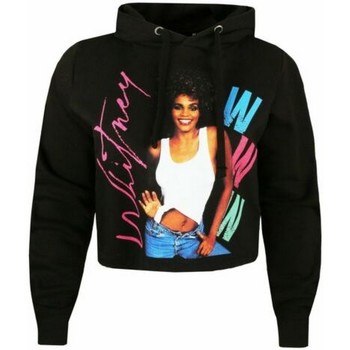 Abbigliamento Donna Felpe Whitney Houston 80s Nero