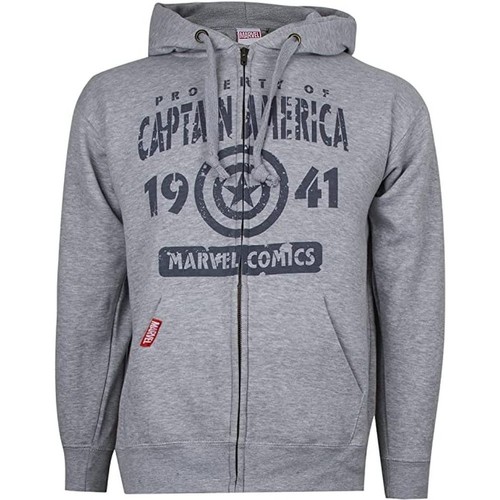 Abbigliamento Uomo Felpe Captain America Property Of Grigio