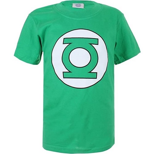 Abbigliamento Unisex bambino T-shirts a maniche lunghe Green Lantern TV1538 Verde
