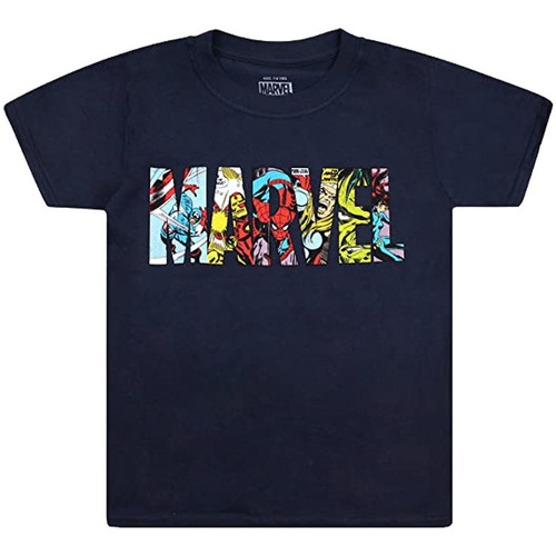 Abbigliamento Bambino T-shirt & Polo Marvel TV168 Blu