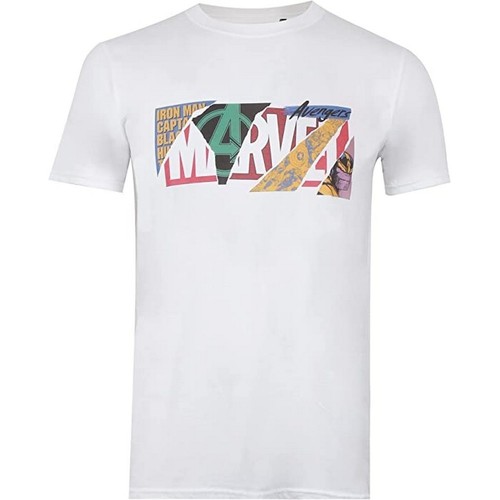 Abbigliamento Bambino T-shirt maniche corte Marvel TV627 Bianco