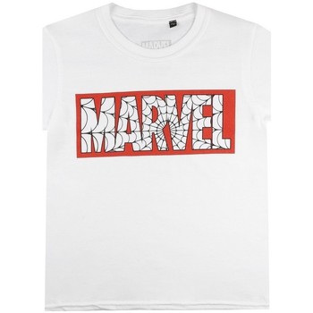 Abbigliamento Bambino T-shirt maniche corte Marvel  Bianco