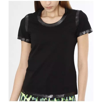 Abbigliamento Donna Top / T-shirt senza maniche Café Noir CafèNoir T-Shirt Nero Nero