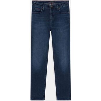 Abbigliamento Bambino Jeans Tommy Hilfiger KB0KB07480T SCANTON-1BJ DARKUSEDWATREP Blu