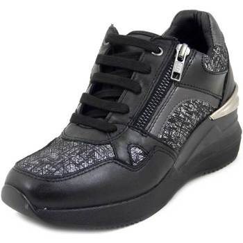 Osvaldo Pericoli Sneakers Donna in Pelle, Zip - ASIA51 Nero