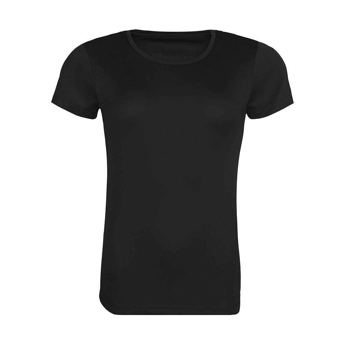 Abbigliamento Donna T-shirts a maniche lunghe Awdis Cool Nero