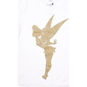 Abbigliamento Bambina T-shirts a maniche lunghe Tinkerbell  Bianco